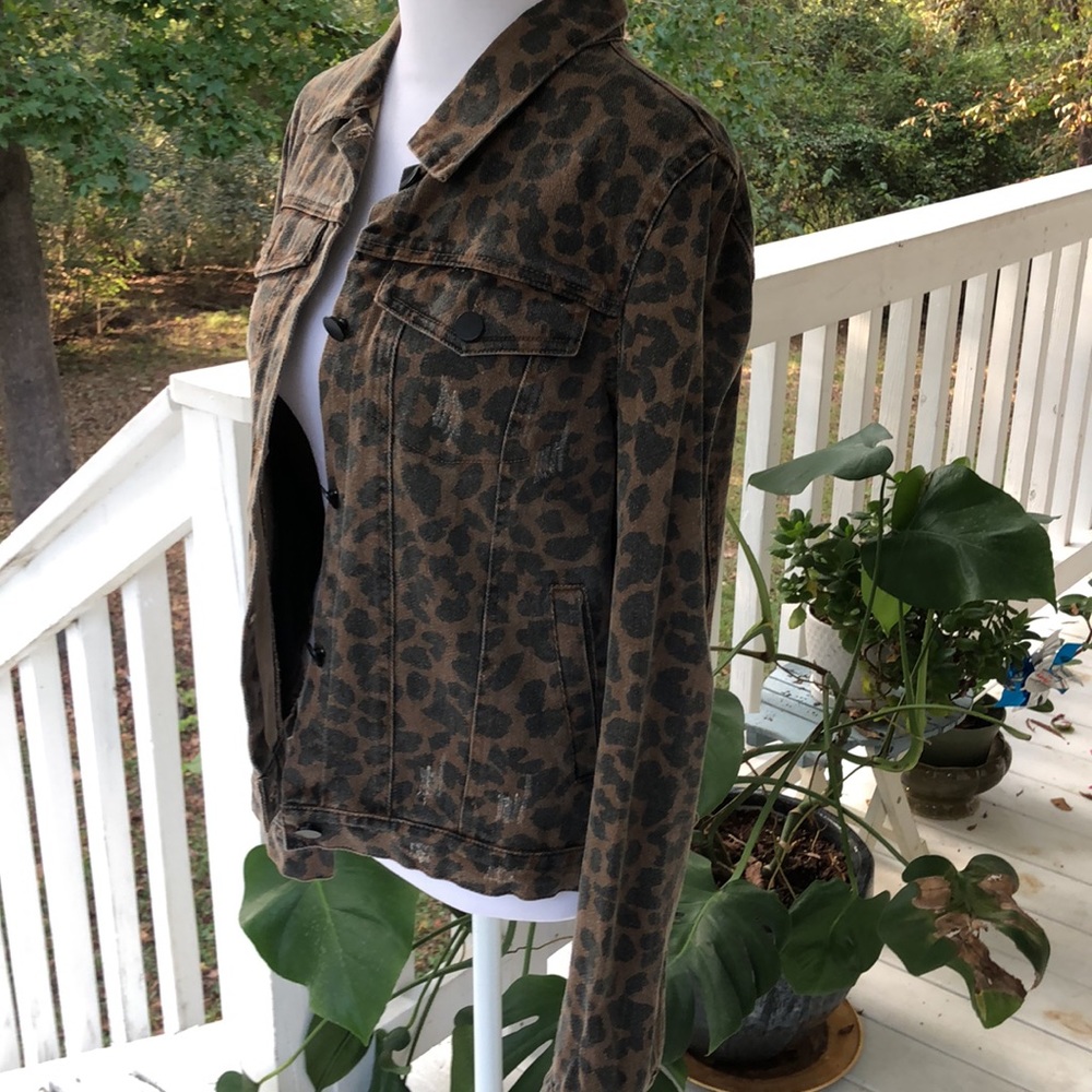Leopard Jean Jacket - Picture 4 of 8